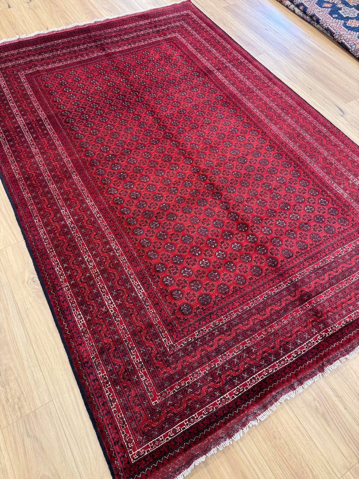 Tribal Andkhoy Hand knotted Pure Wool Rug From Afghanistan