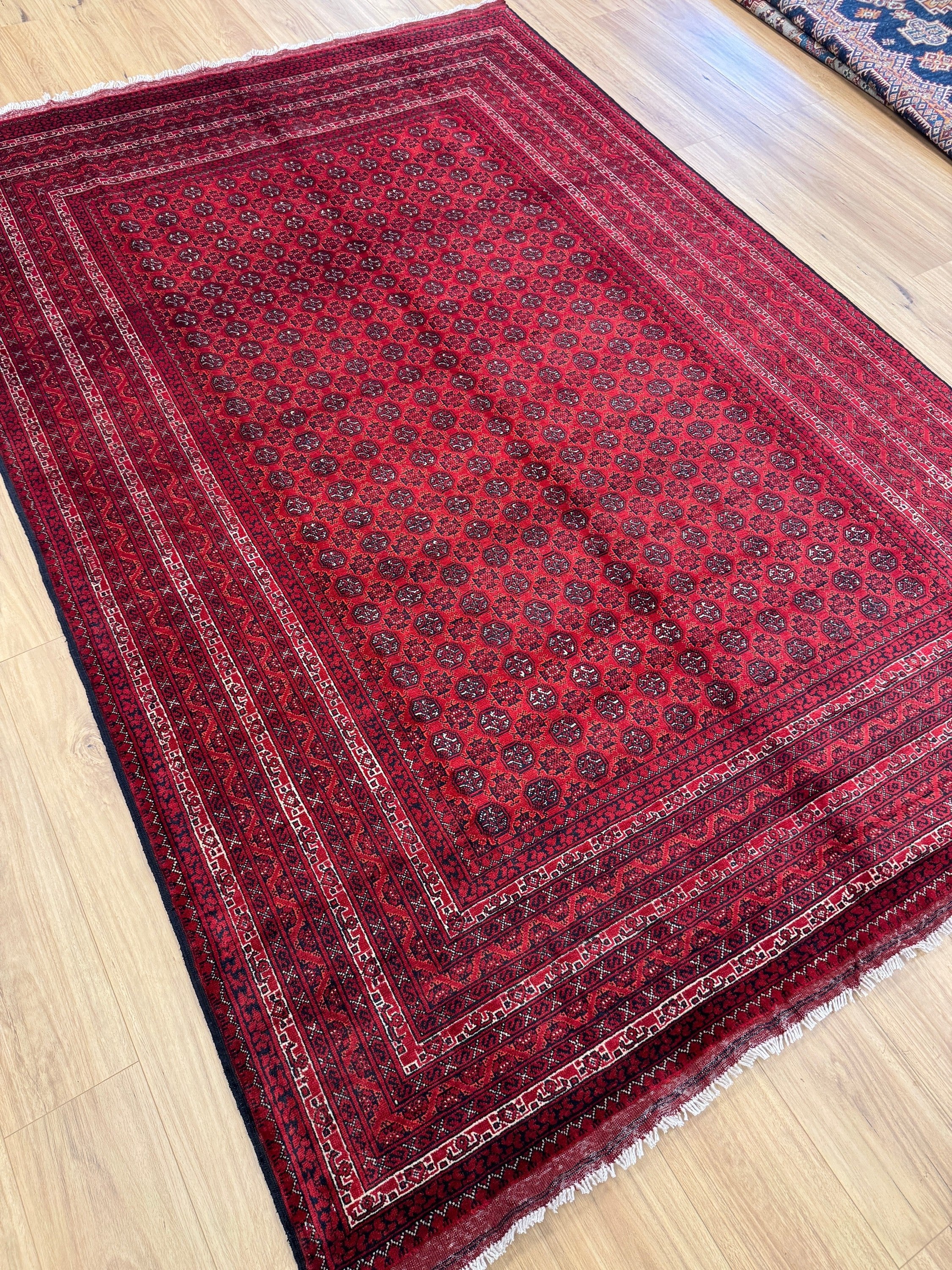 Tribal Andkhoy Hand knotted Pure Wool Rug From Afghanistan