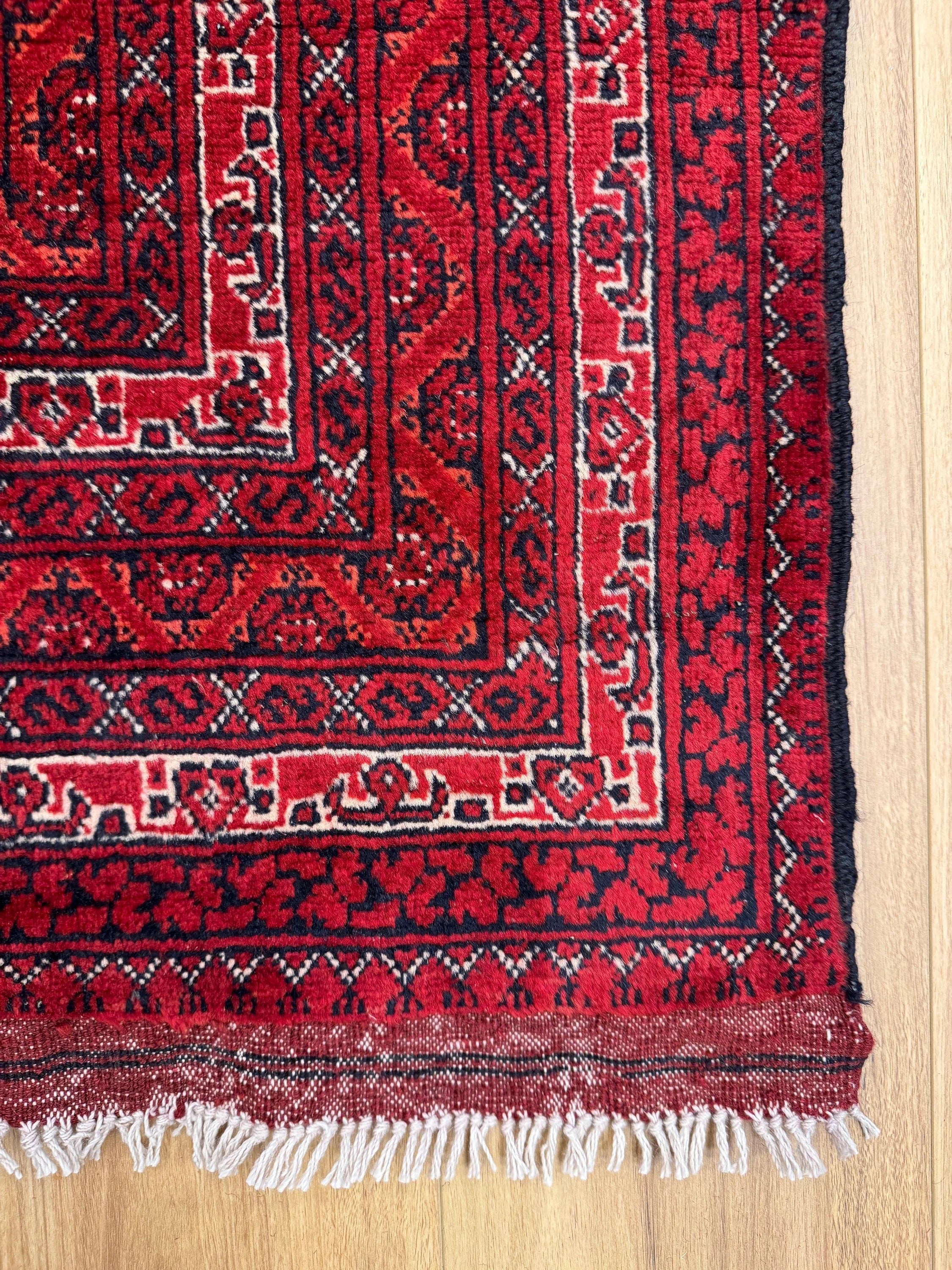 Tribal Andkhoy Hand knotted Pure Wool Rug From Afghanistan