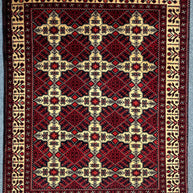 Kahwaja Rosnai Fine Handmade Wool Rug From Afghanistan 188x155cm