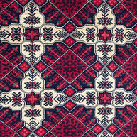Kahwaja Rosnai Fine Handmade Wool Rug From Afghanistan 188x155cm