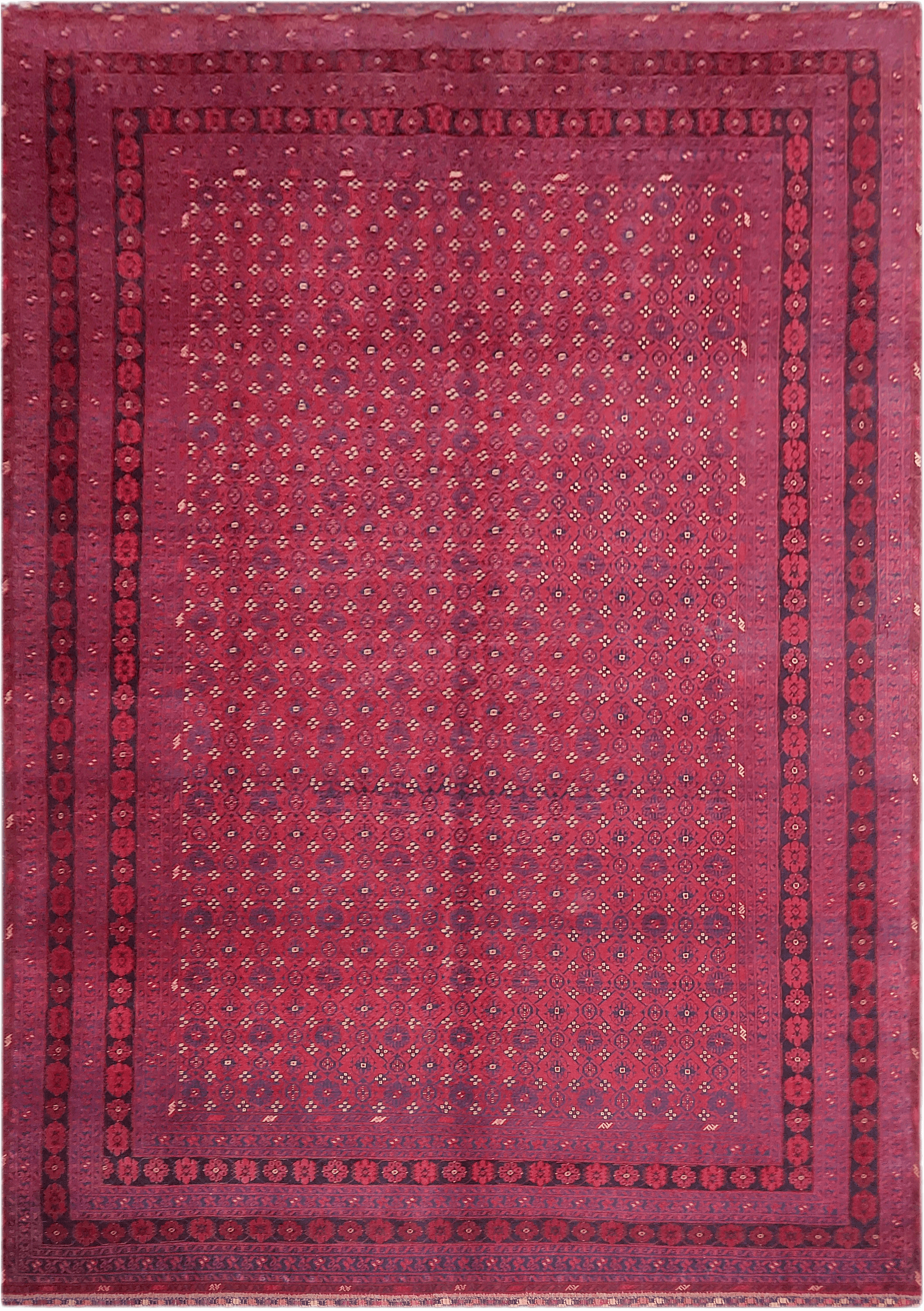 Afghan Khal Mohammedi Pure Wool pile Hand knotted 294x198cm