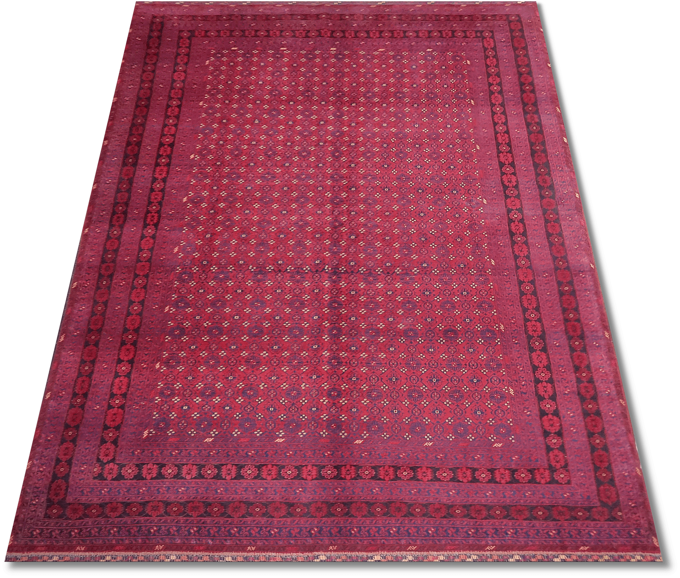 Afghan Khal Mohammedi Pure Wool pile Hand knotted 294x198cm