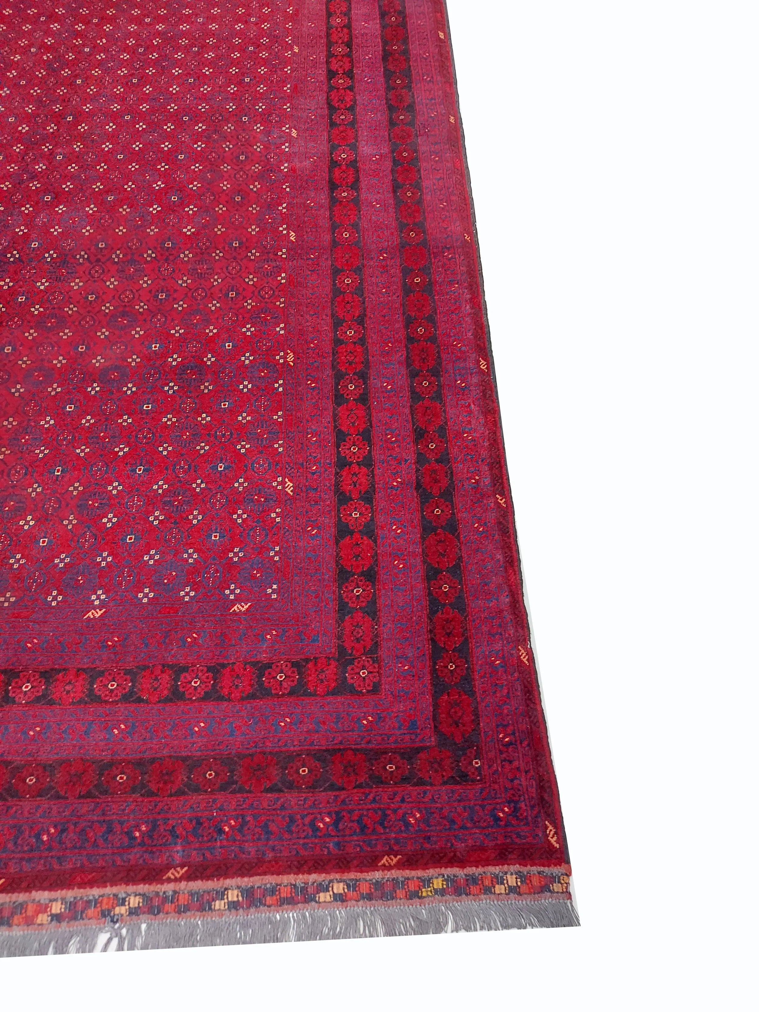 Afghan Khal Mohammedi Pure Wool pile Hand knotted 294x198cm