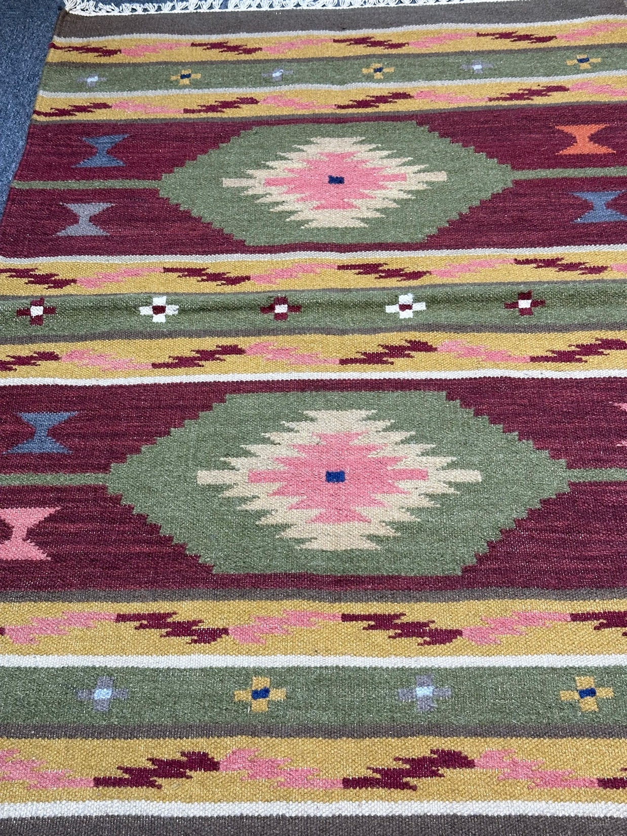 Kilim Pure wool pile hand knotted 152cm x 93cm
