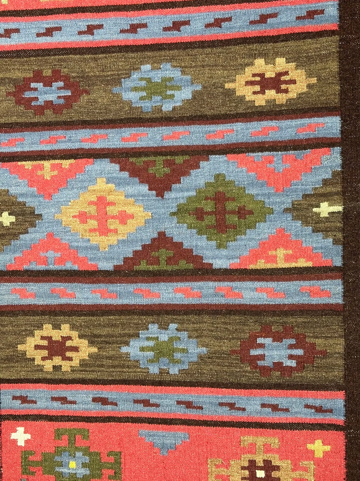 Kilim pure wool pile hand knotted 150cm x 100cm
