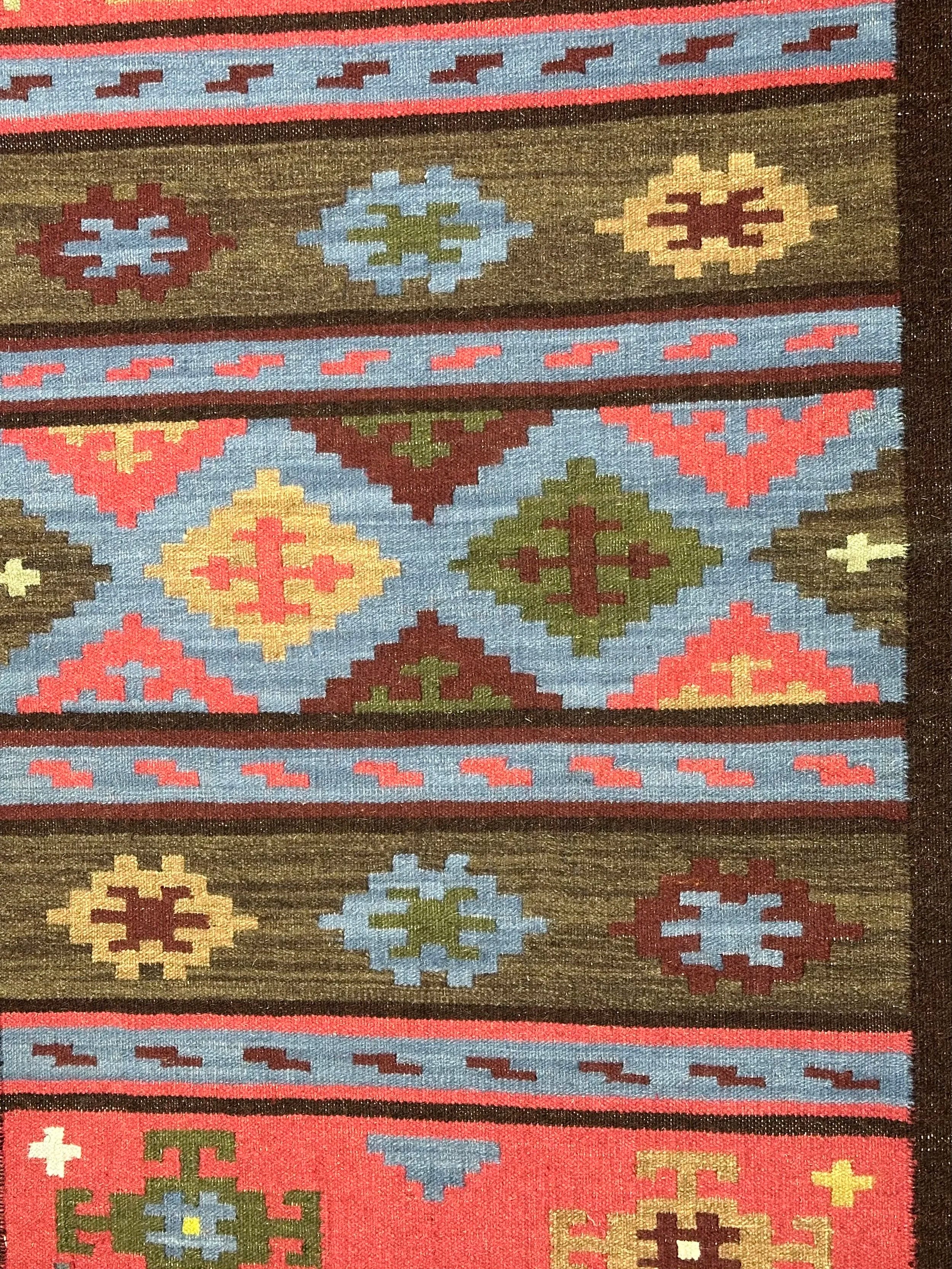 Kilim pure wool pile hand knotted 150cm x 100cm