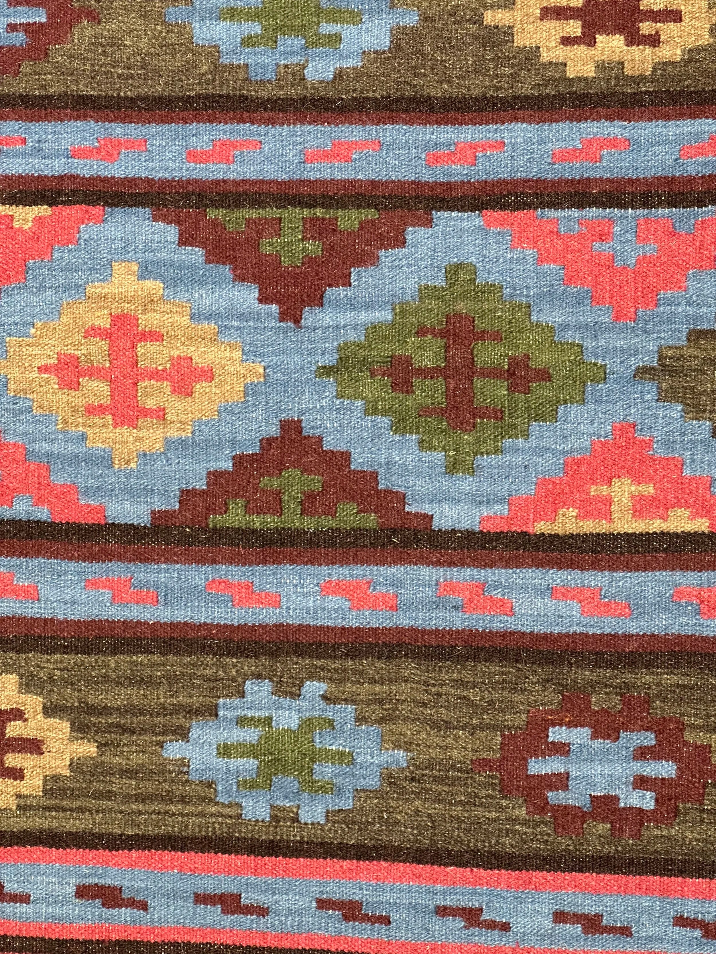 Kilim pure wool pile hand knotted 150cm x 100cm