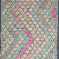Afghan Kilim pure wool pile hand knotted 149xcm 101cm