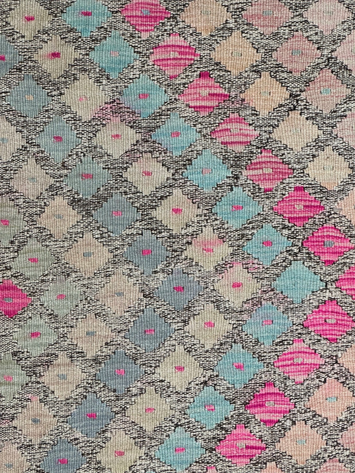 Afghan Kilim pure wool pile hand knotted 149xcm 101cm