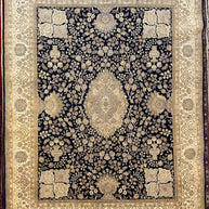 Persian Ifshar fine wool with silk highlight hand knotted 312cm x 240cm