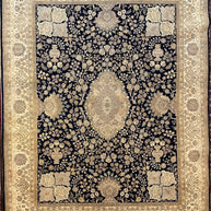 Persian Ifshar fine wool with silk highlight hand knotted 312cm x 240cm