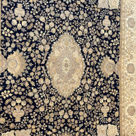 Persian Ifshar fine wool with silk highlight hand knotted 312cm x 240cm
