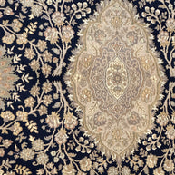 Persian Ifshar fine wool with silk highlight hand knotted 312cm x 240cm