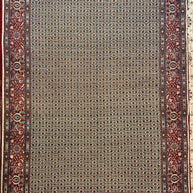 Persian Mud fish design Pure wool pile hand knotted rug from Iran 348cmx250cm