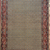 Persian Mud fish design Pure wool pile hand knotted rug from Iran 348cmx250cm