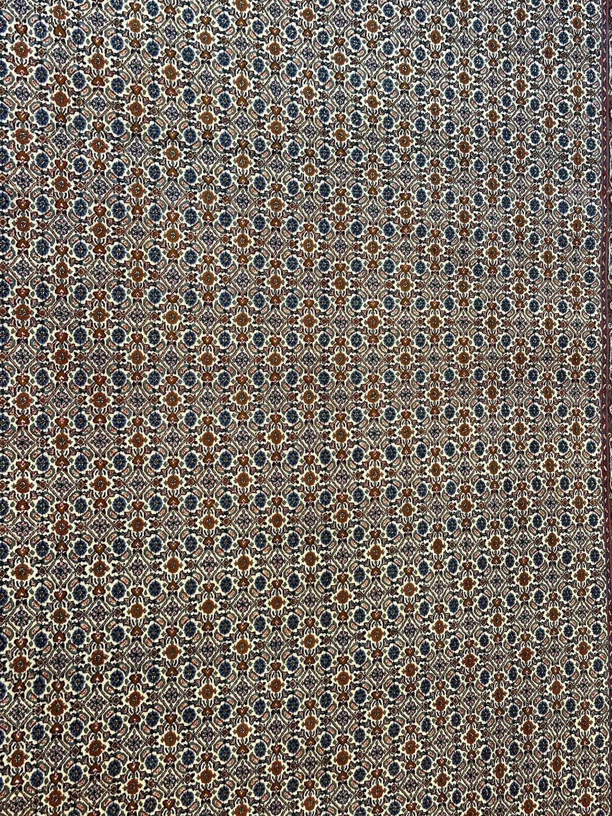 Persian Mud fish design Pure wool pile hand knotted rug from Iran 348cmx250cm