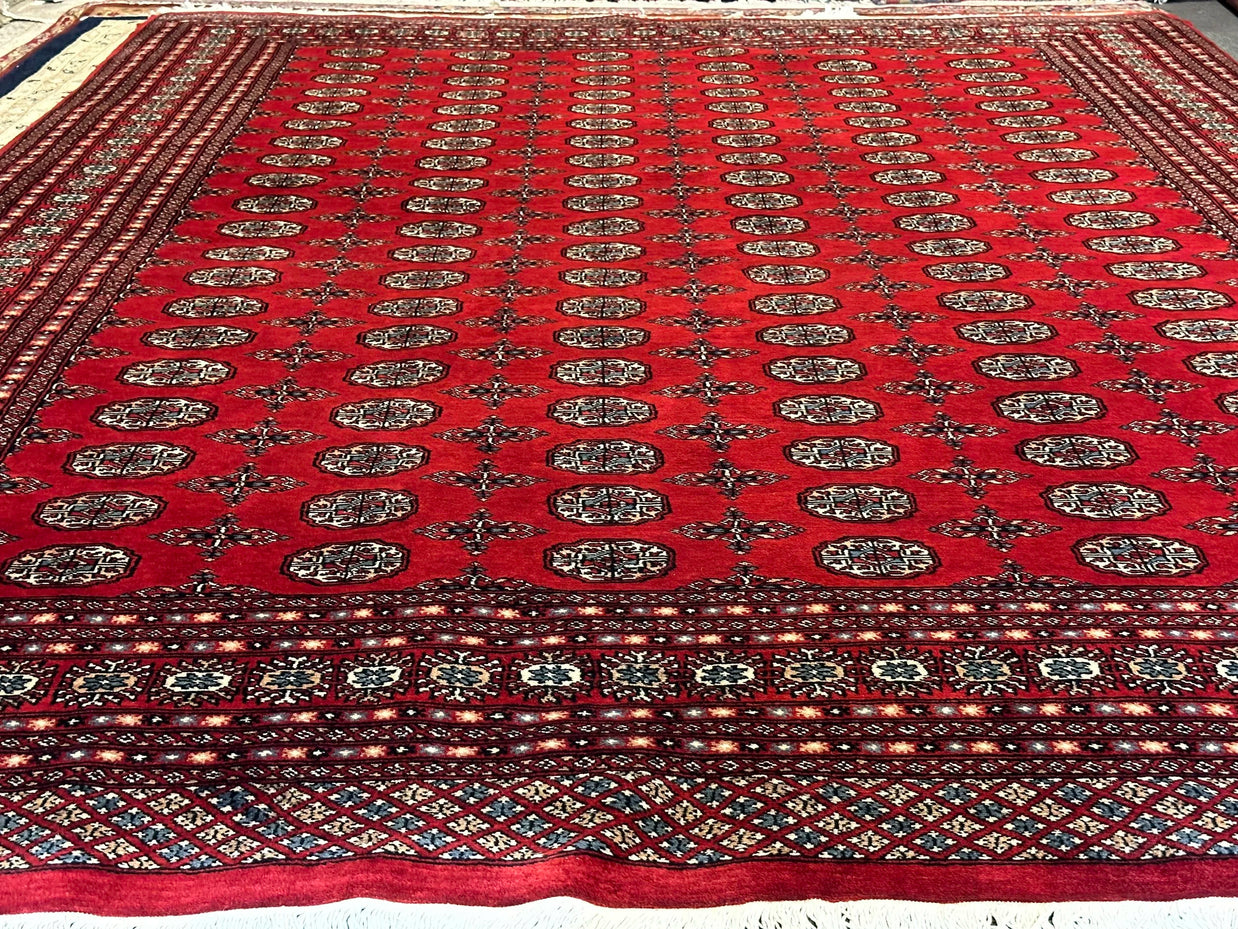 Princess Bohkara New Zealand wool hand knotted rug 336cm x 245cm