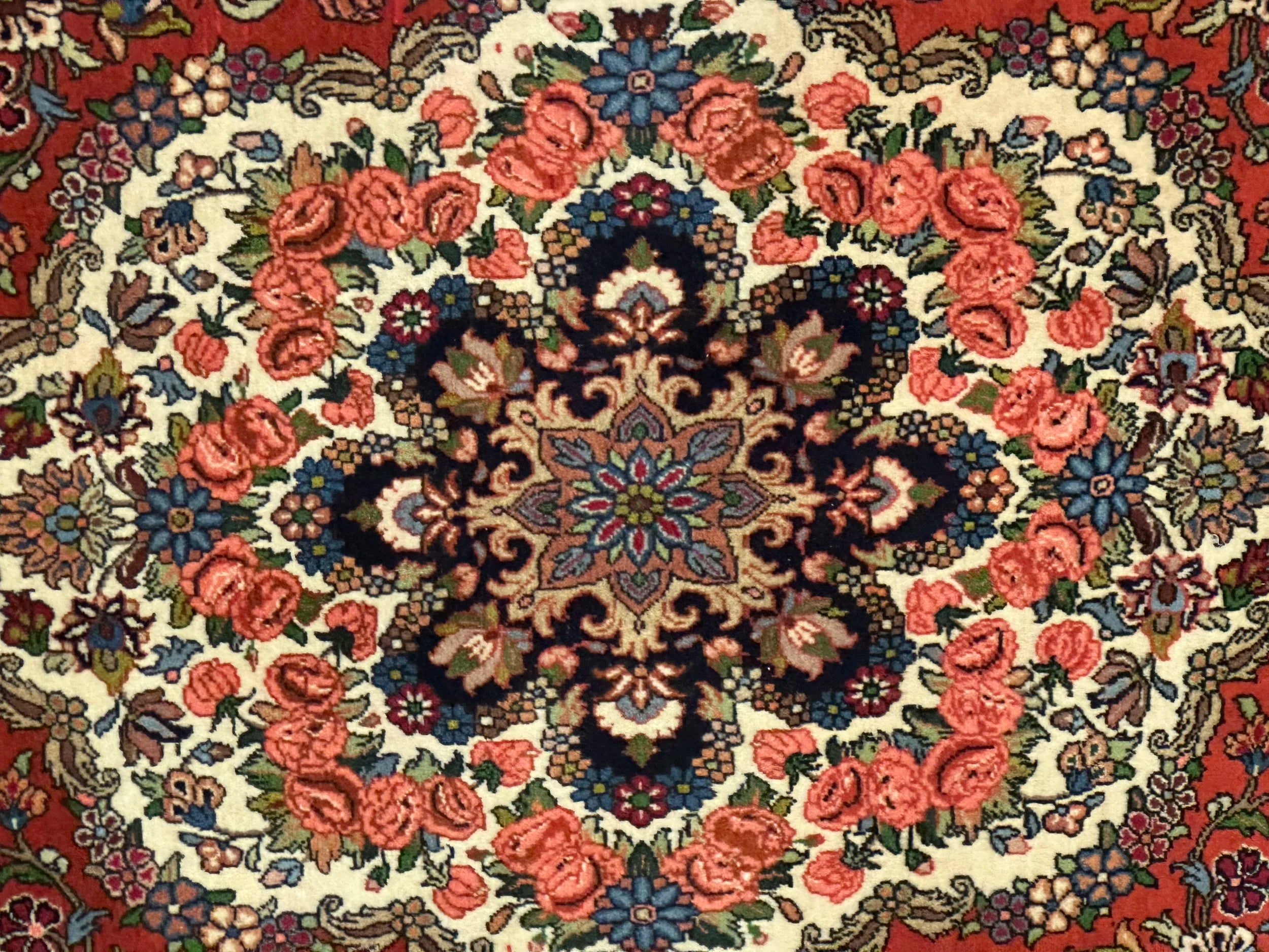 Persian Sarouq stunning piece of Art wool pile hand knotted rug from Persia