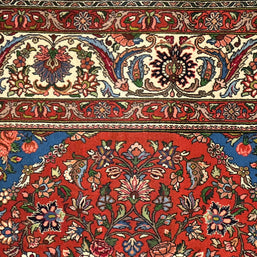 Persian Sarouq stunning piece of Art wool pile hand knotted rug from Persia