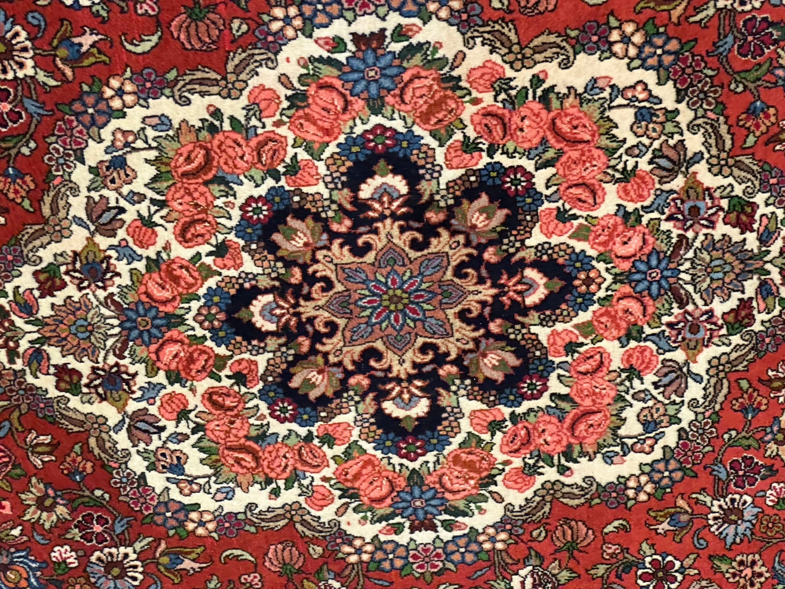 Persian Sarouq stunning piece of Art wool pile hand knotted rug from Persia