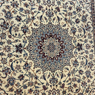 Persian habibyan Nain finely Knotted Handmade pure wool with silk Highlights 325cmx227cm