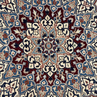 Persian habibyan Nain finely Knotted Handmade pure wool with silk Highlights 325cmx227cm