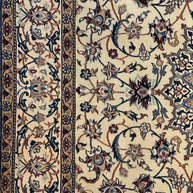 Persian habibyan Nain finely Knotted Handmade pure wool with silk Highlights 325cmx227cm