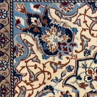 Persian habibyan Nain finely Knotted Handmade pure wool with silk Highlights 325cmx227cm