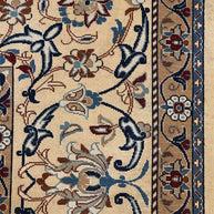 Persian habibyan Nain finely Knotted Handmade pure wool with silk Highlights 325cmx227cm