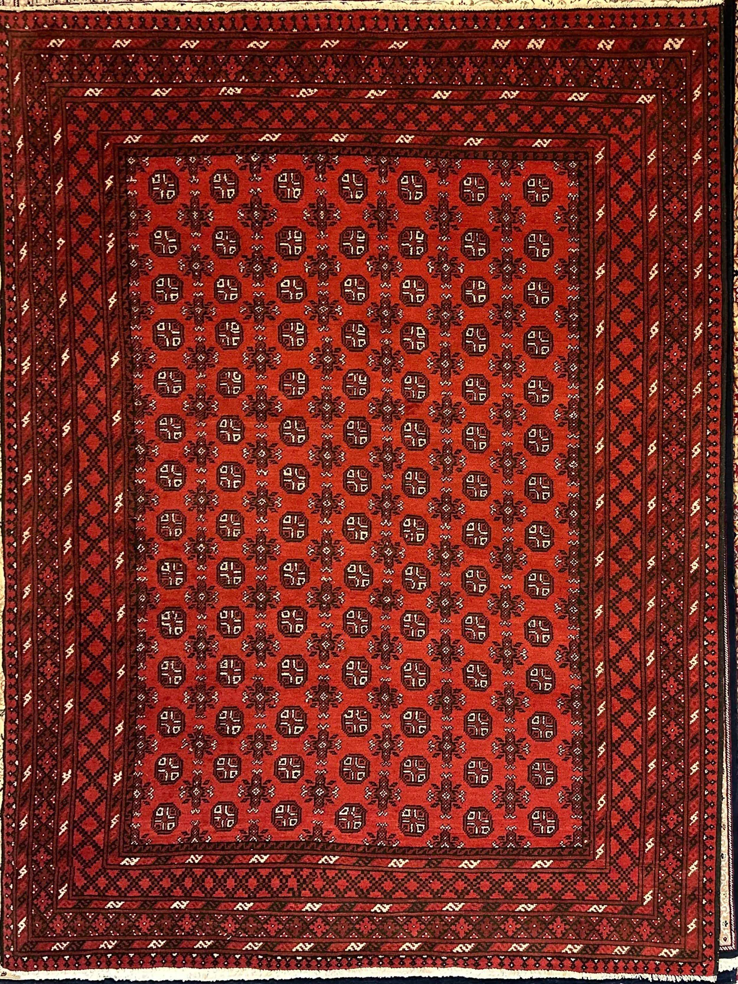 Tribal Turkman Pure wool pile hand knotted from Afghanistan 332cm x 242cm
