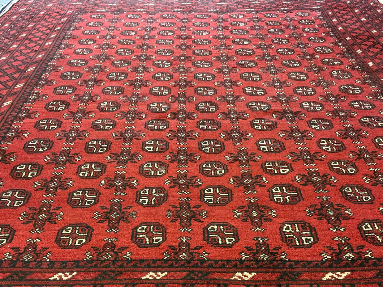 Tribal Turkman Pure wool pile hand knotted from Afghanistan 332cm x 242cm