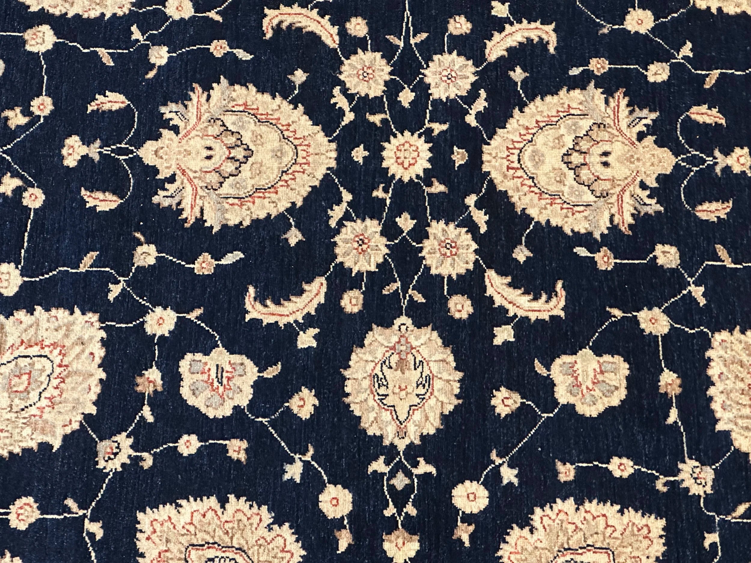 Afghan Chobi Natural Dye Hand Knotted wool pile Rug 362cm x 274cm