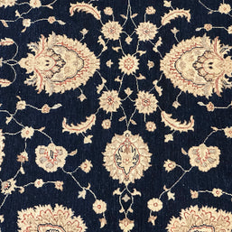 Afghan Chobi Natural Dye Hand Knotted wool pile Rug 362cm x 274cm