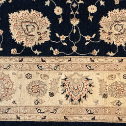 Afghan Chobi Natural Dye Hand Knotted wool pile Rug 362cm x 274cm