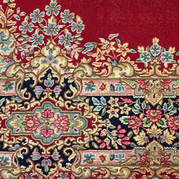 Old Persian Kirman Pure wool pile Hand knotted 394cm x 292cm