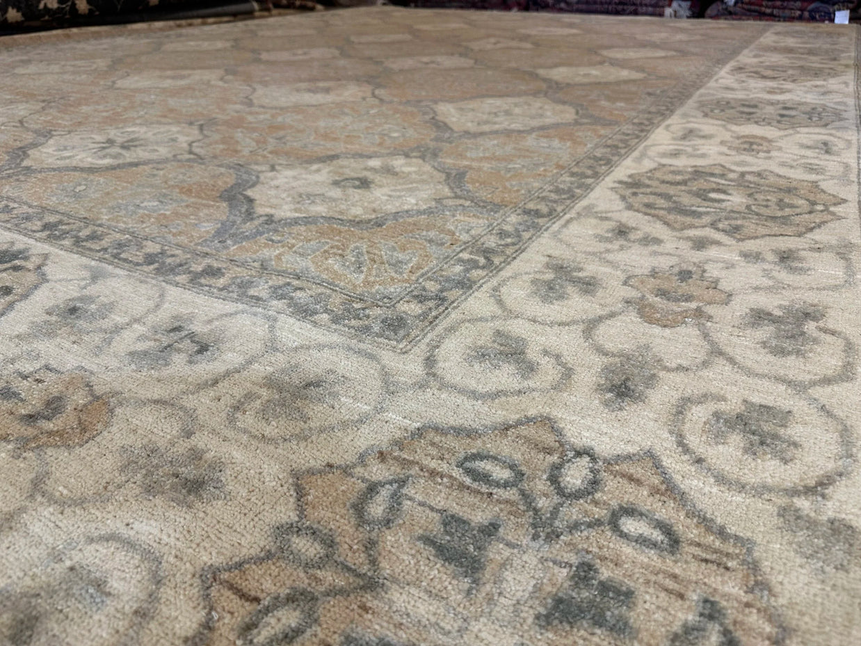 Tribal Chobi Natural dye pure wool pile hand knotted 420cm x 304cm
