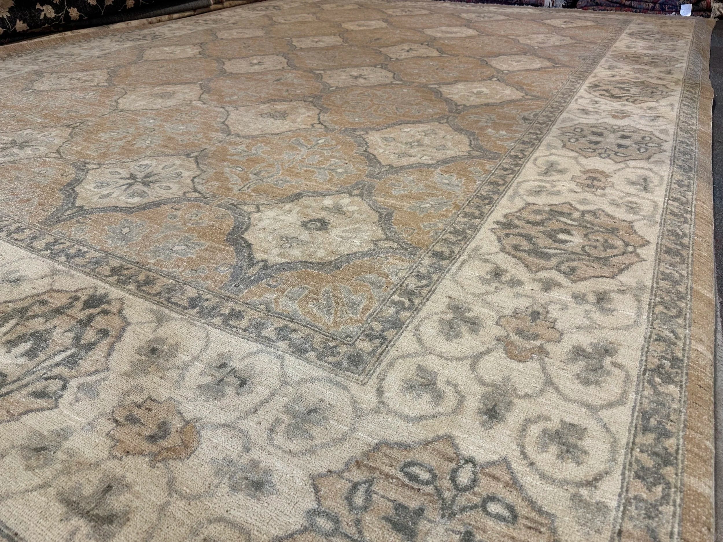 Tribal Chobi Natural dye pure wool pile hand knotted 420cm x 304cm