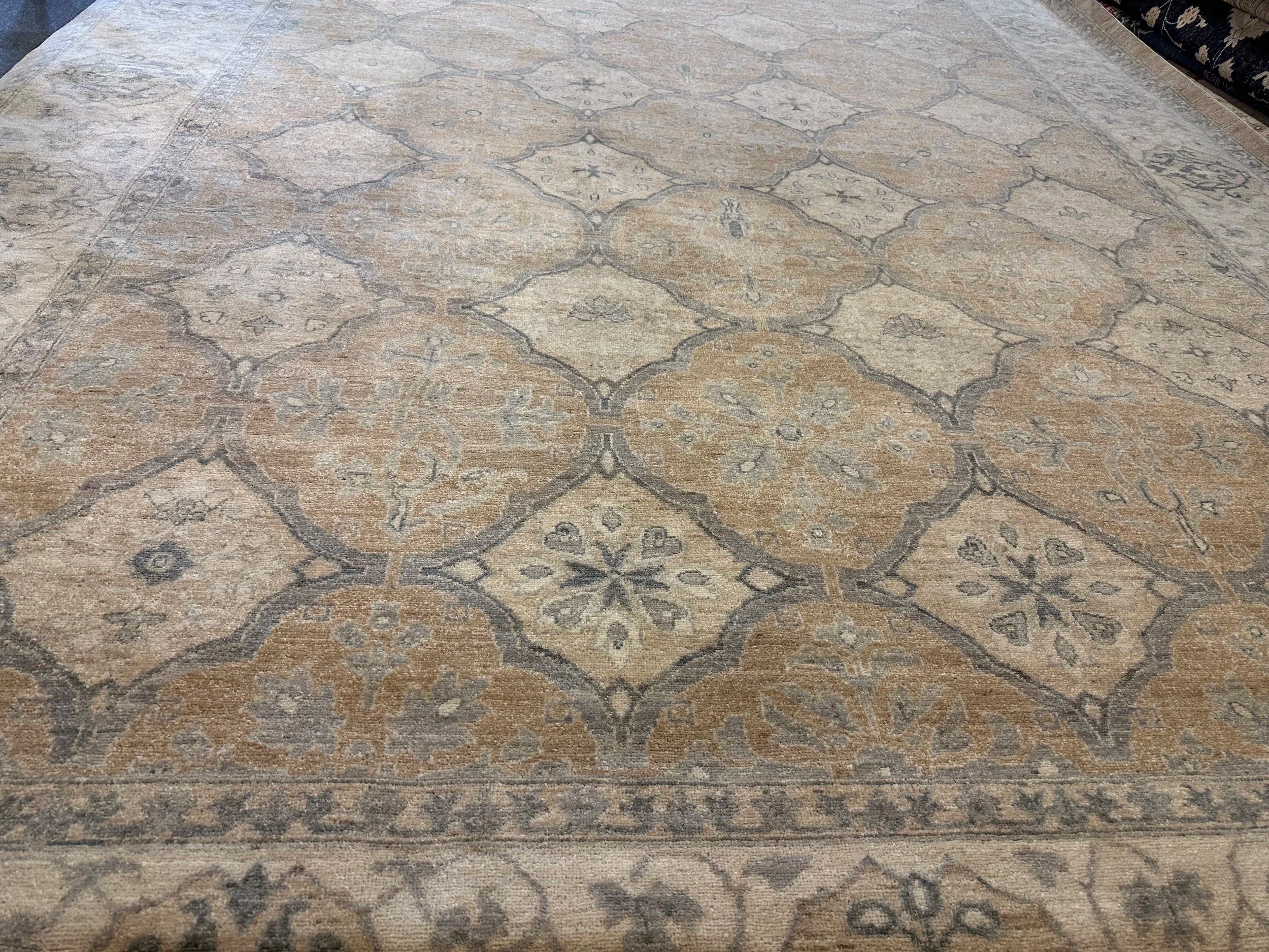 Tribal Chobi Natural dye pure wool pile hand knotted 420cm x 304cm