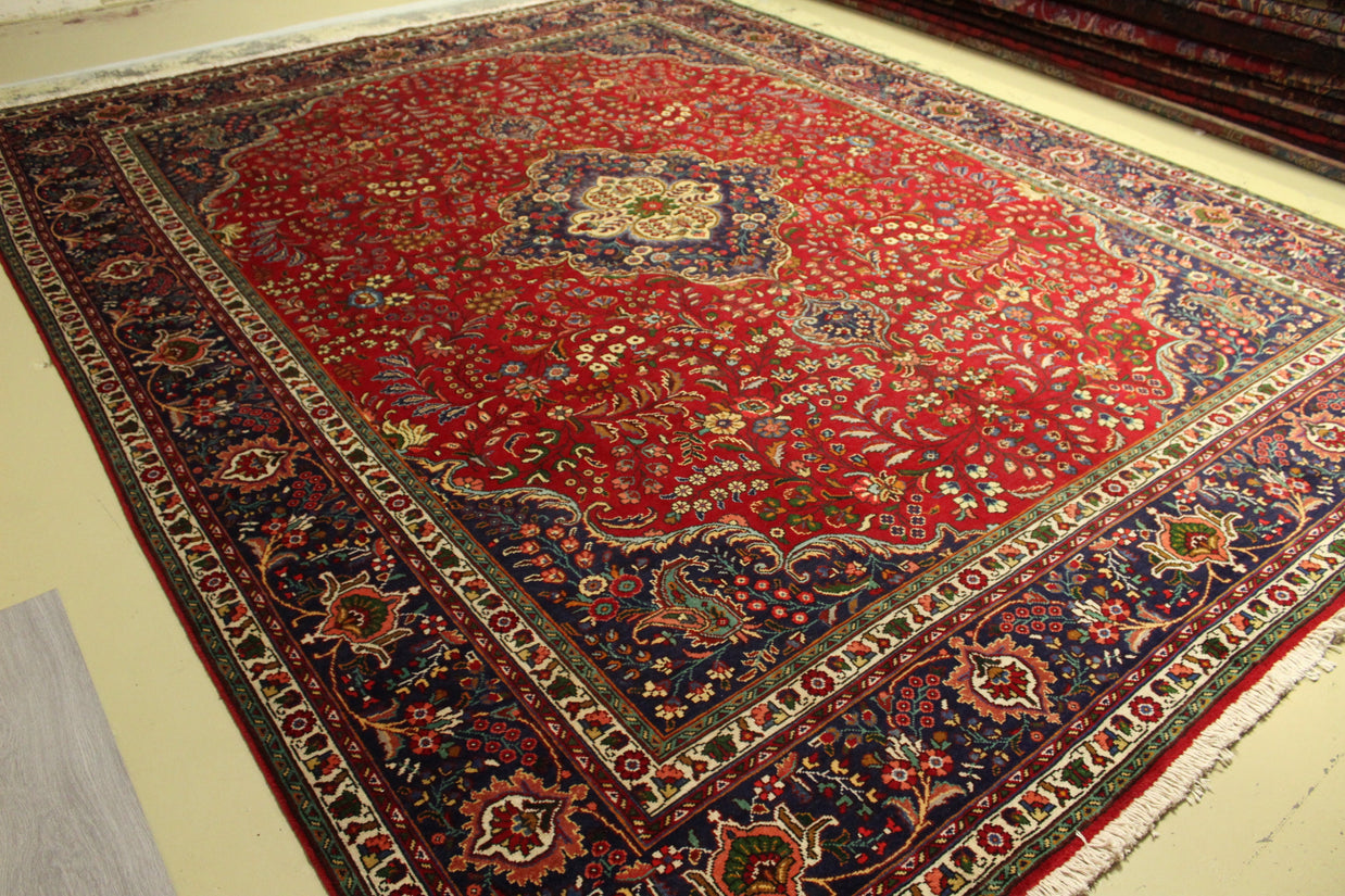Vintage Tabriz Rug - 390 cm x 302 cm