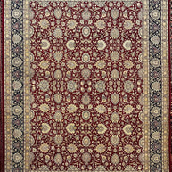 Very fine Kashmiri wool hand knotted rug 346cm x 246cm