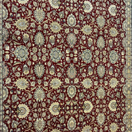 Very fine Kashmiri wool hand knotted rug 346cm x 246cm