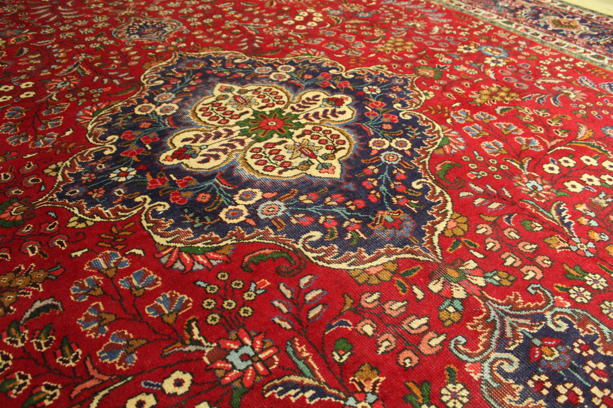 Vintage Tabriz Rug - 390 cm x 302 cm