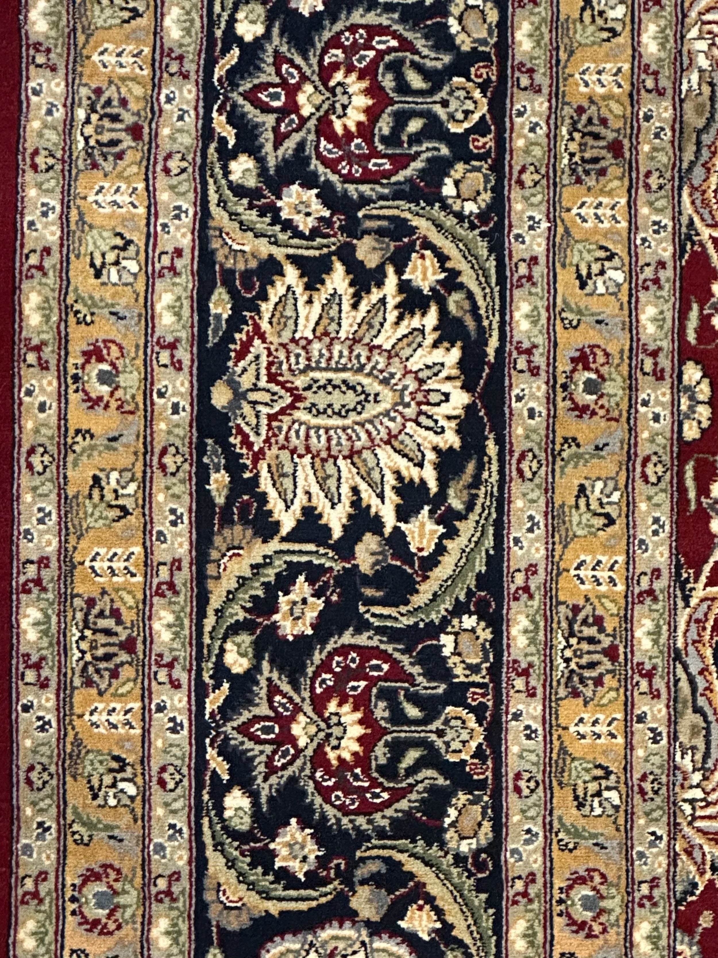 Very fine Kashmiri wool hand knotted rug 346cm x 246cm