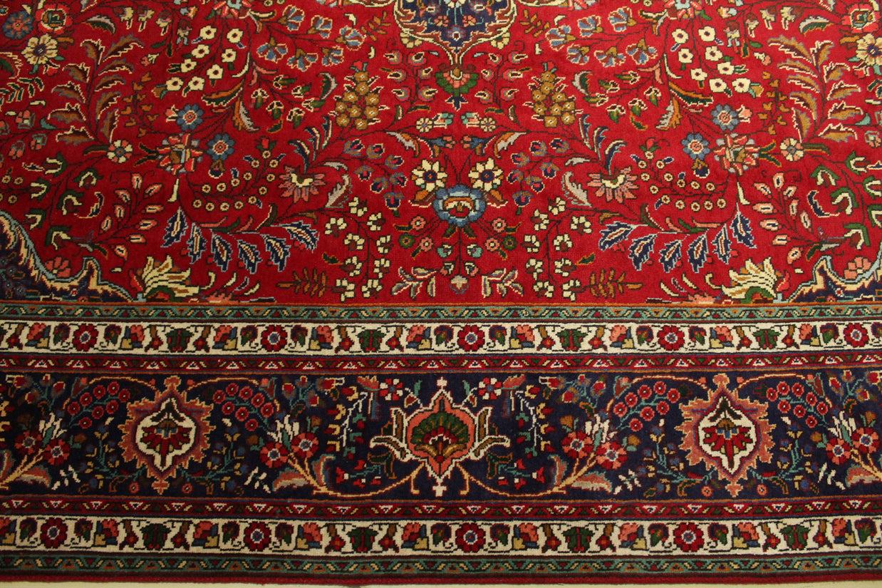 Vintage Tabriz Rug - 390 cm x 302 cm