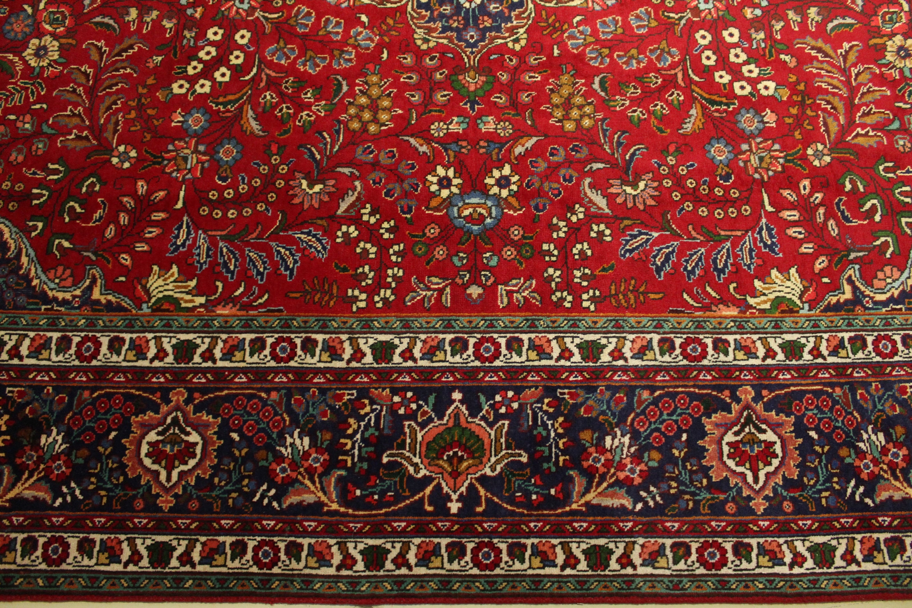 Vintage Tabriz Rug - 390 cm x 302 cm