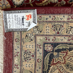 Very fine Kashmiri wool hand knotted rug 346cm x 246cm