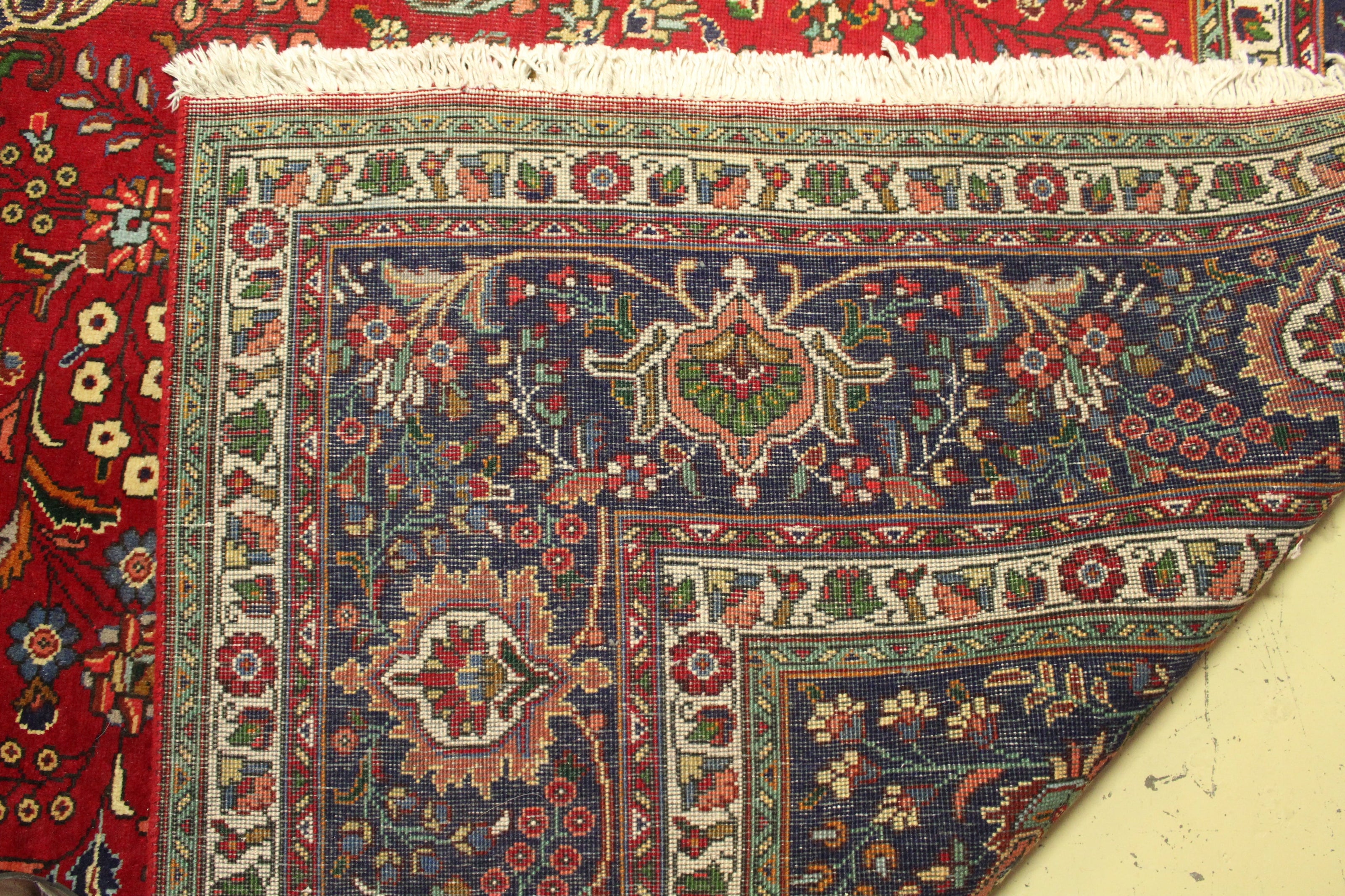 Vintage Tabriz Rug - 390 cm x 302 cm