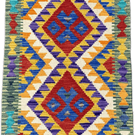 Chobi Kilim Rug - 87 cm x 58 cm
