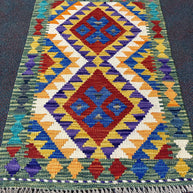 Chobi Kilim Rug - 87 cm x 58 cm
